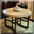 F18. Asian inspired table with leaves by John Stuart Inc. 